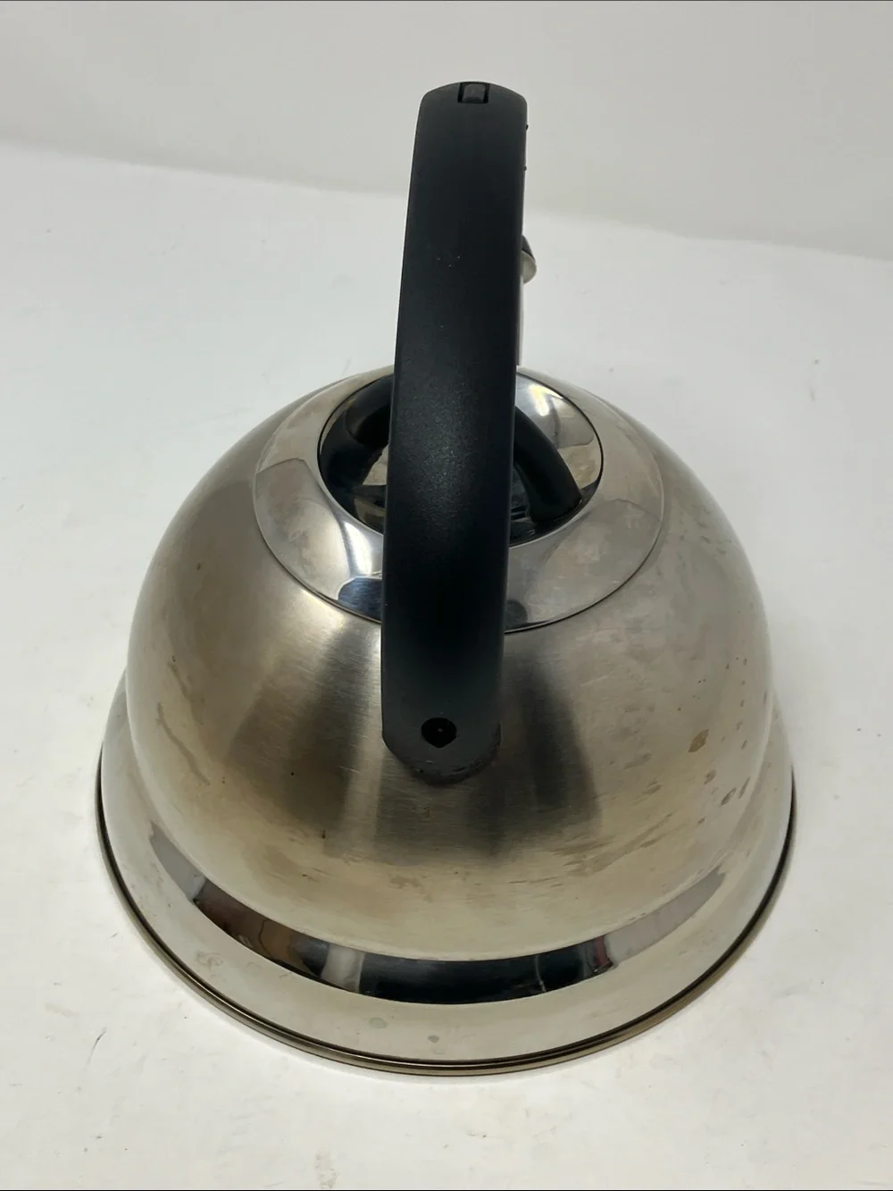 Mr. Coffee Stainless Steel Whistling Tea Kettle Stovetop Flip Spout